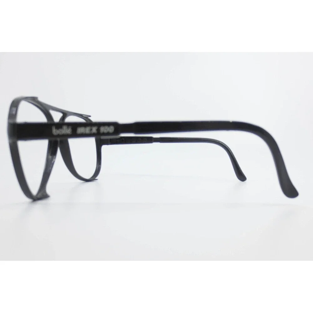 Bolle IREX 100 Aviator Eyeglass Frames Black Double Bridge Vintage Style 38915